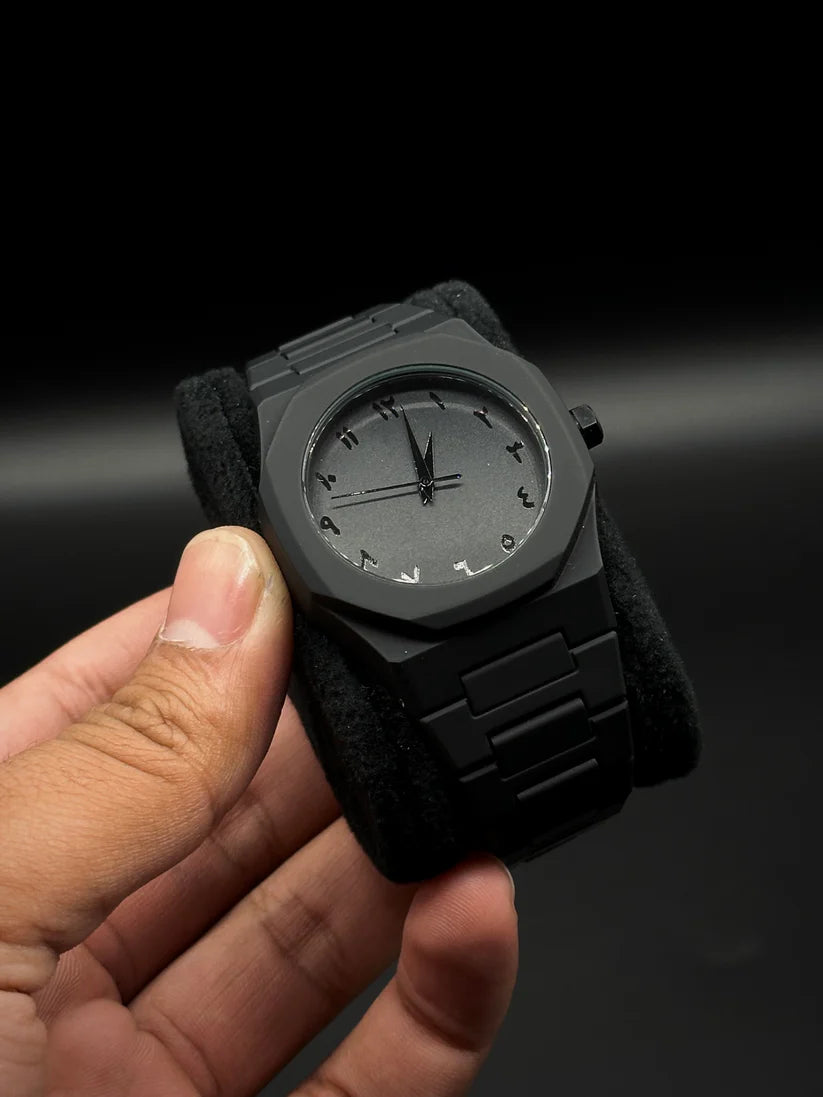 Arabic Aura Watch with fiber material