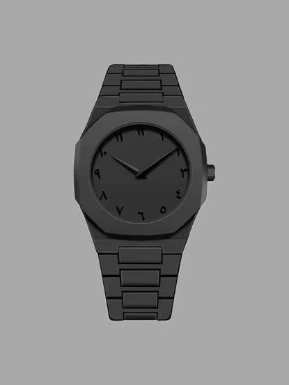 Arabic Aura Watch with fiber material
