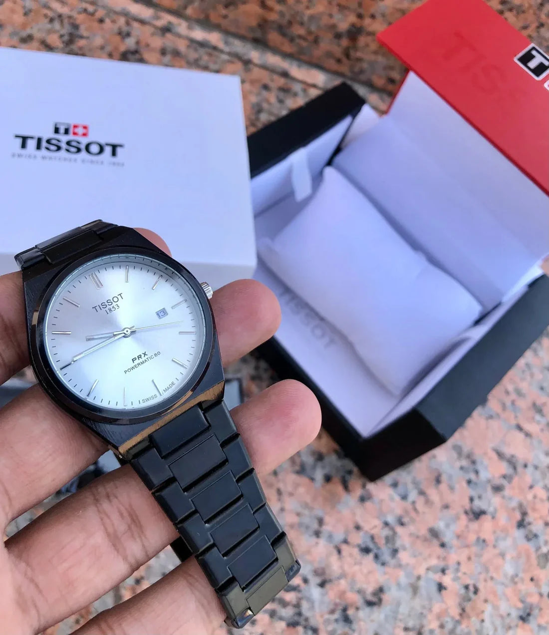 Tissot PRX 1853 – Black and White